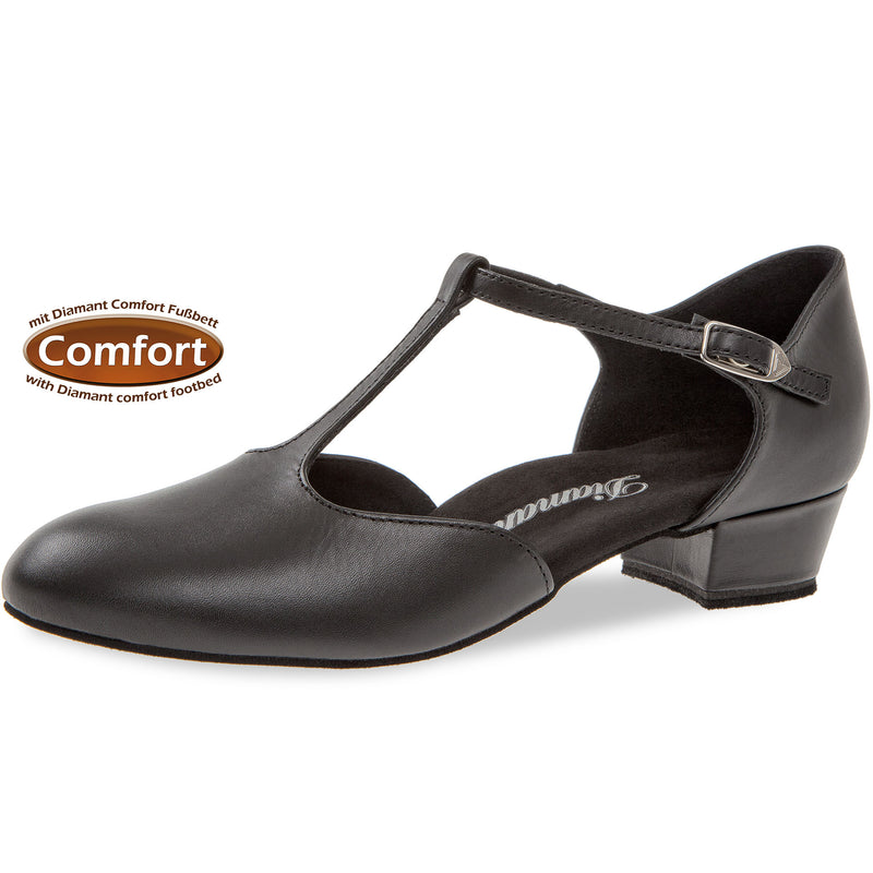 Laad het plaatje in de Viewer, 053-029-034 Comfort Zwart Leer 2.8 cm