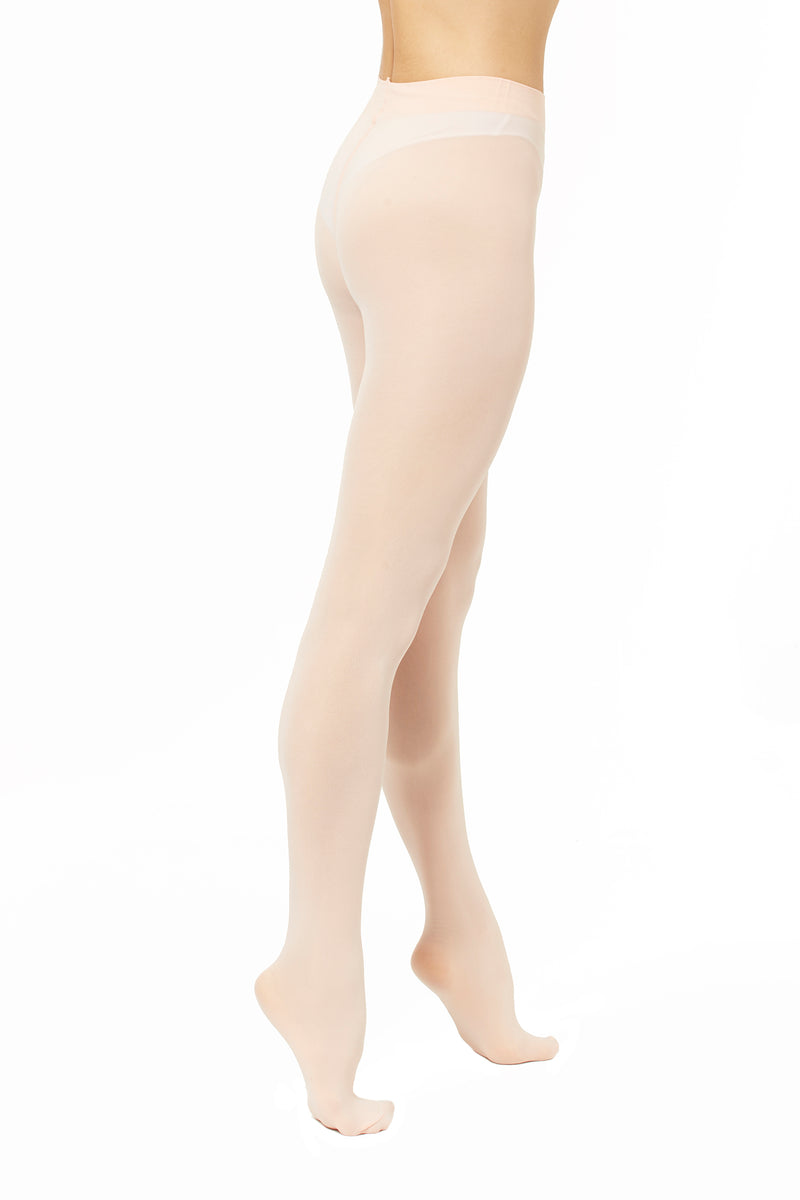 Laad het plaatje in de Viewer, 0872 Balletpanty met Voet Licht Zalm Roze (Ballet)