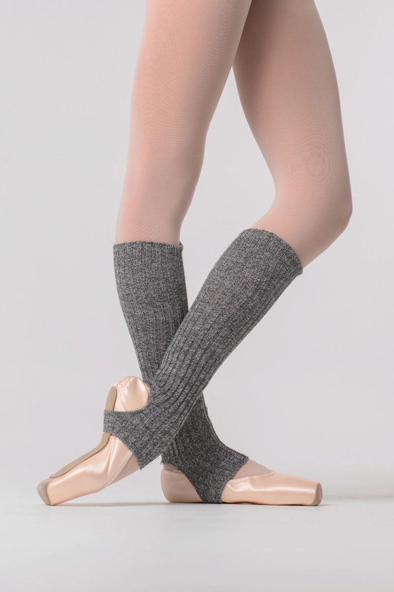 Laad het plaatje in de Viewer, 2010 Beenwarmers met Stirrup Licht Grijs Gemêleerd (Gris T.)