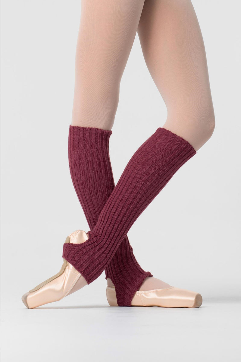Laad het plaatje in de Viewer, 2010 Beenwarmers met Stirrup Donker Oud Roze (Violet)
