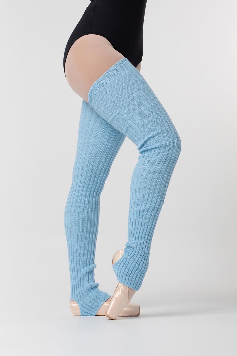 Laad het plaatje in de Viewer, 2020 Lange Beenwarmers met Stirrup Licht Blauw (Celeste)