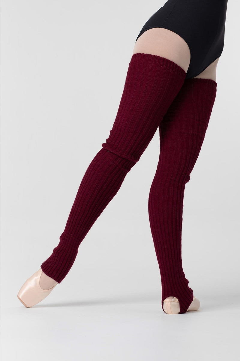 Laad het plaatje in de Viewer, 2020 Lange Beenwarmers met Stirrup Bordeaux (Burdeos)
