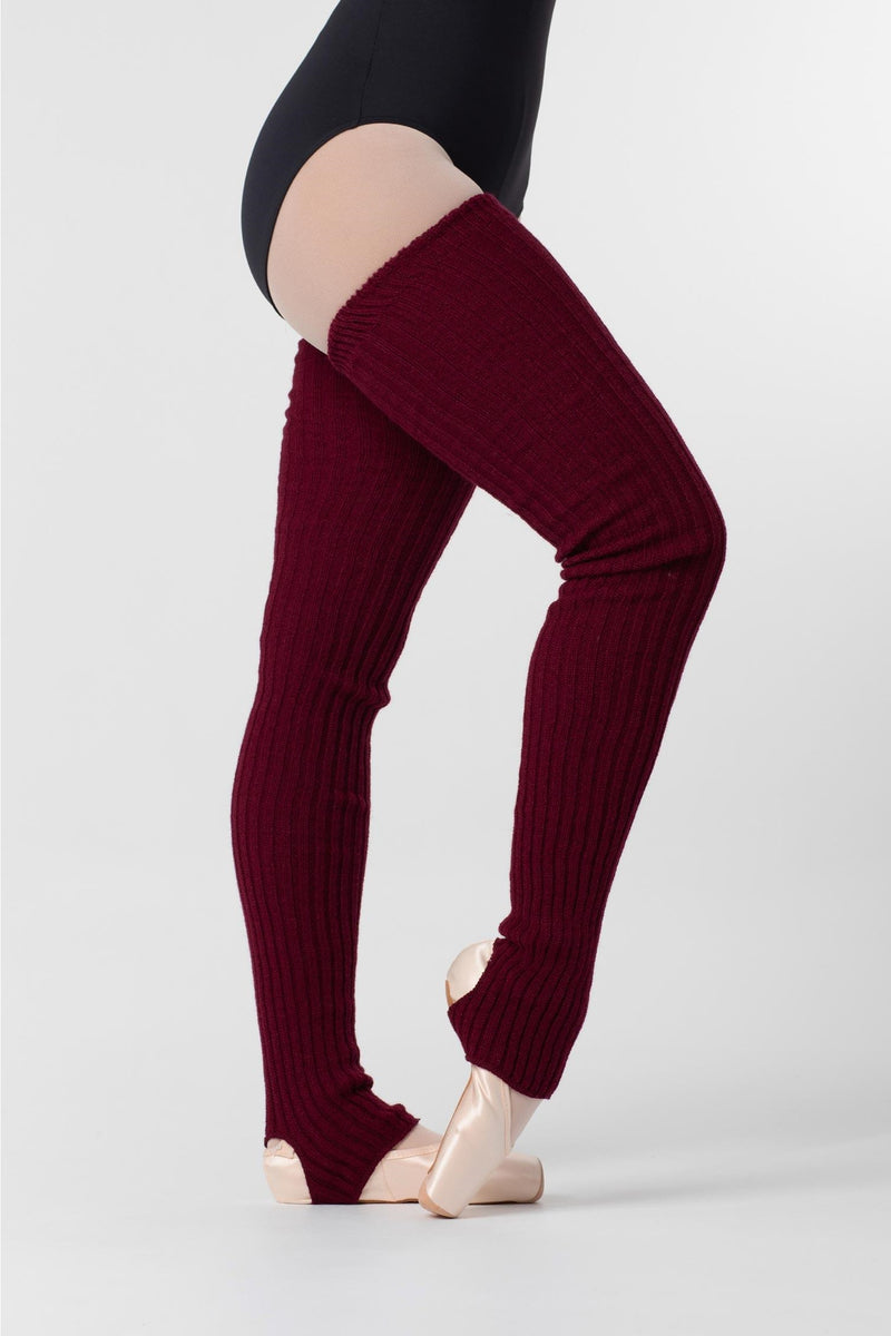 Laad het plaatje in de Viewer, 2020 Lange Beenwarmers met Stirrup Bordeaux (Burdeos)