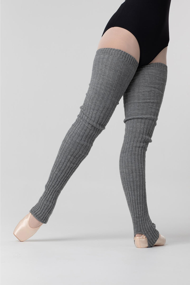 Laad het plaatje in de Viewer, 2020 Lange Beenwarmers met Stirrup Licht Grijs (Gris)