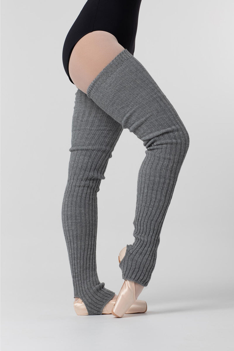 Laad het plaatje in de Viewer, 2020 Lange Beenwarmers met Stirrup Licht Grijs (Gris)