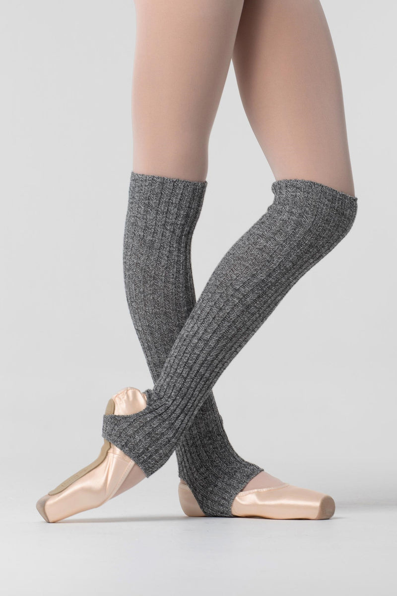 Laad het plaatje in de Viewer, 2500 Beenwarmers met Stirrup Licht Grijs Gemêleerd (Gris T.)