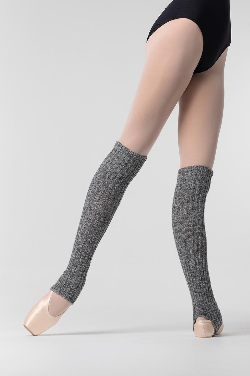 Laad het plaatje in de Viewer, 2500 Beenwarmers met Stirrup Licht Grijs Gemêleerd (Gris T.)