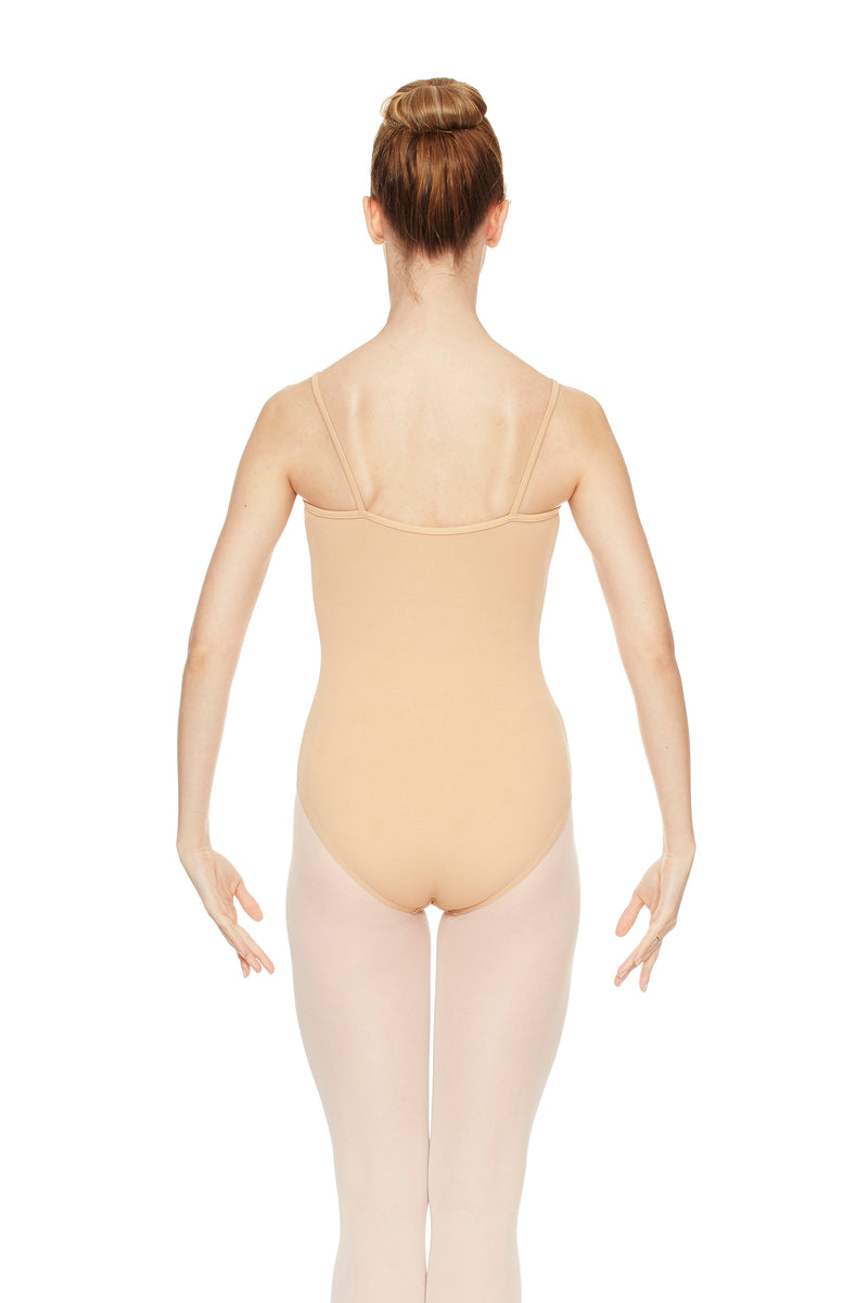 Laad het plaatje in de Viewer, 3000 Balletpakje Spaghetti Bandjes Beige (Ballet)