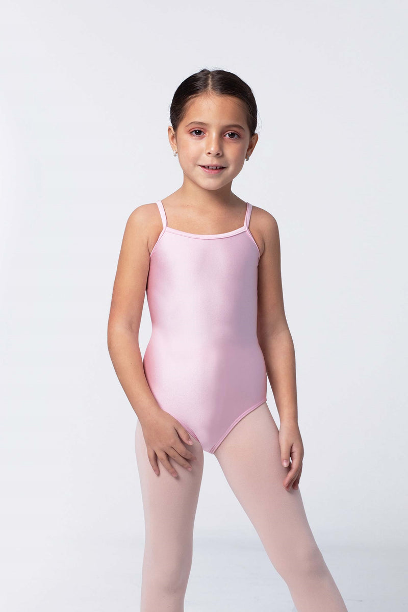 Laad het plaatje in de Viewer, 3020 Kinder Balletpakje Spaghettibandjes Roze