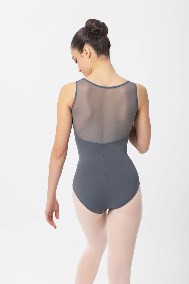 Laad het plaatje in de Viewer, 31290 Balletpakje Hemdmodel Mesh Grijs (Dumbo)