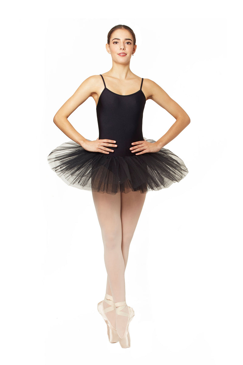 Laad het plaatje in de Viewer, 3152 Balletpakje Met 4 Laags Tutu Zwart