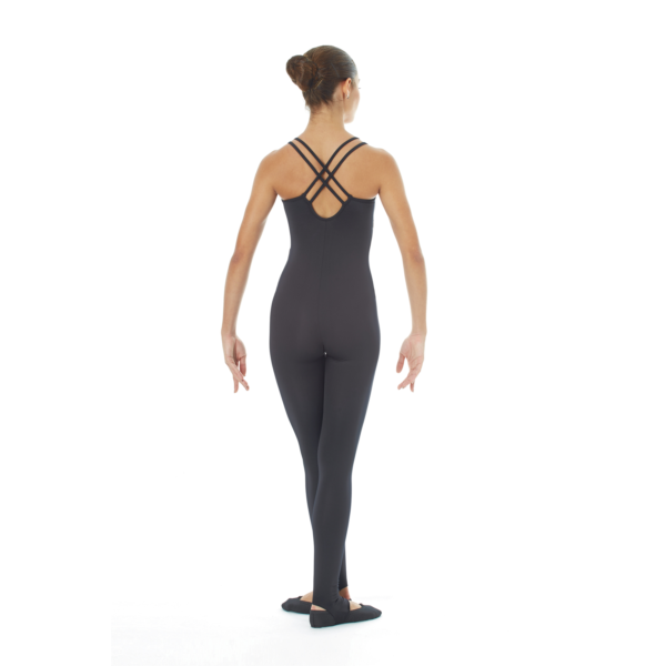 Laad het plaatje in de Viewer, 4017 Academique Catsuit Spaghetti Bandjes Zwart