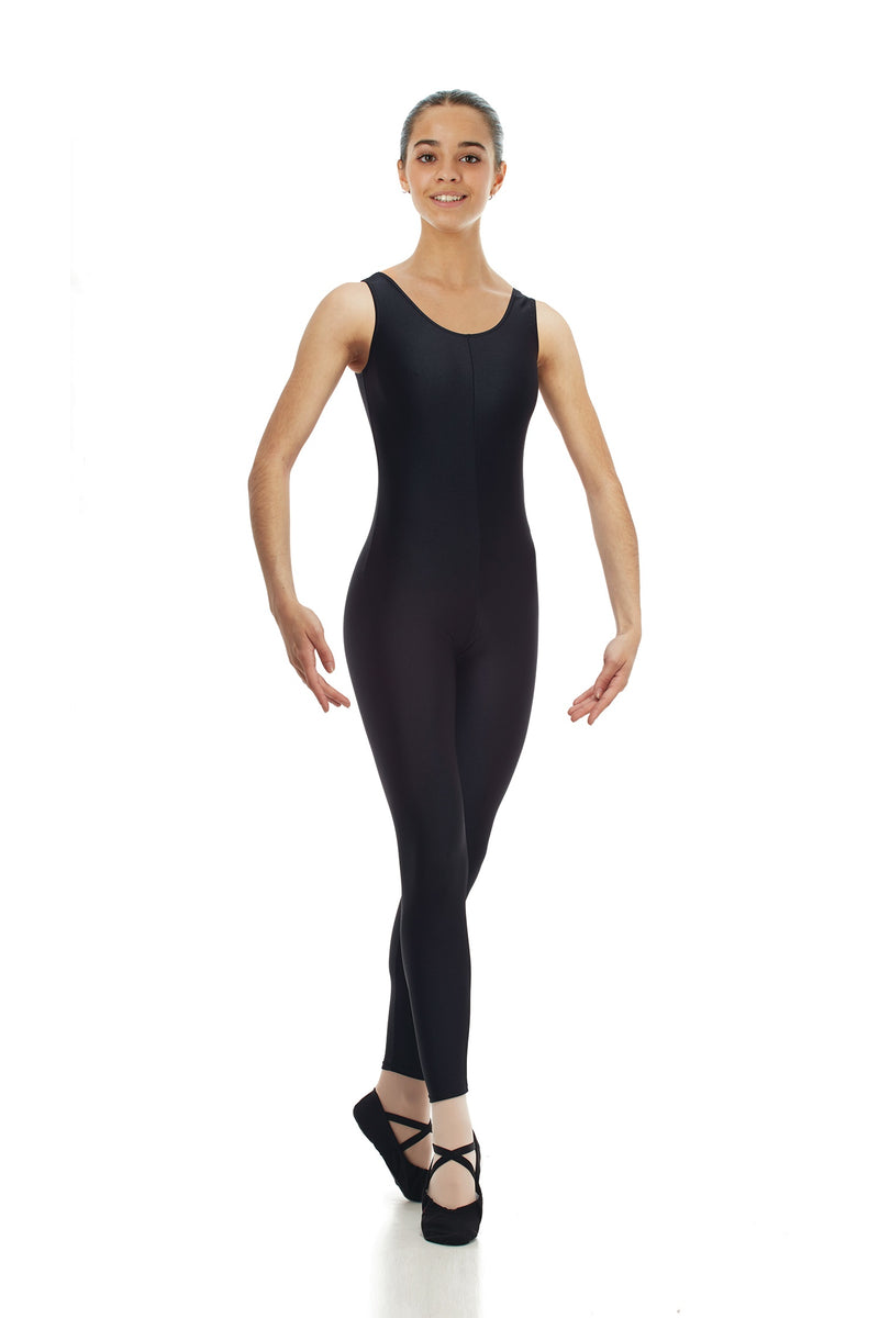 Laad het plaatje in de Viewer, 4030 Hemdmodel Catsuit aan 1 stuk Zwart