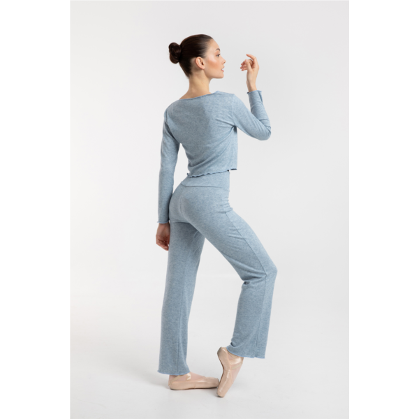 Laad het plaatje in de Viewer, 5214 Warm-Up Broek Wijd Model Licht Blauw (Celeste)