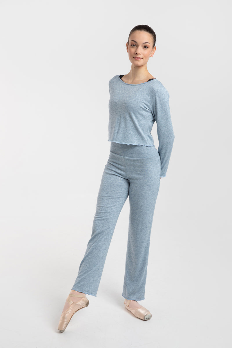 Laad het plaatje in de Viewer, 5214 Warm-Up Broek Wijd Model Licht Blauw (Celeste)