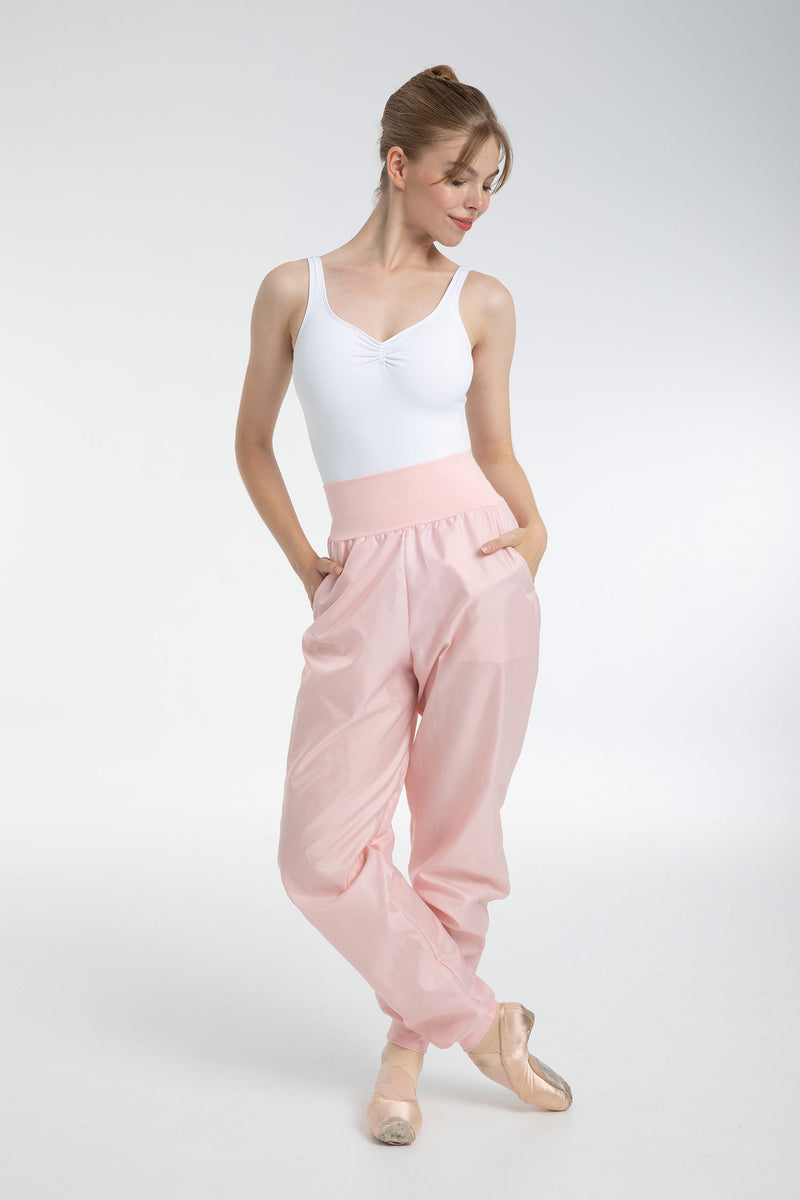 Laad het plaatje in de Viewer, 5297 Sweatpant met Brede Band Zalm Roze (Rosa Palo)