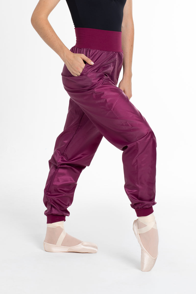 Laad het plaatje in de Viewer, 5297 Sweatpant met Brede Band Bordeaux (Granata)