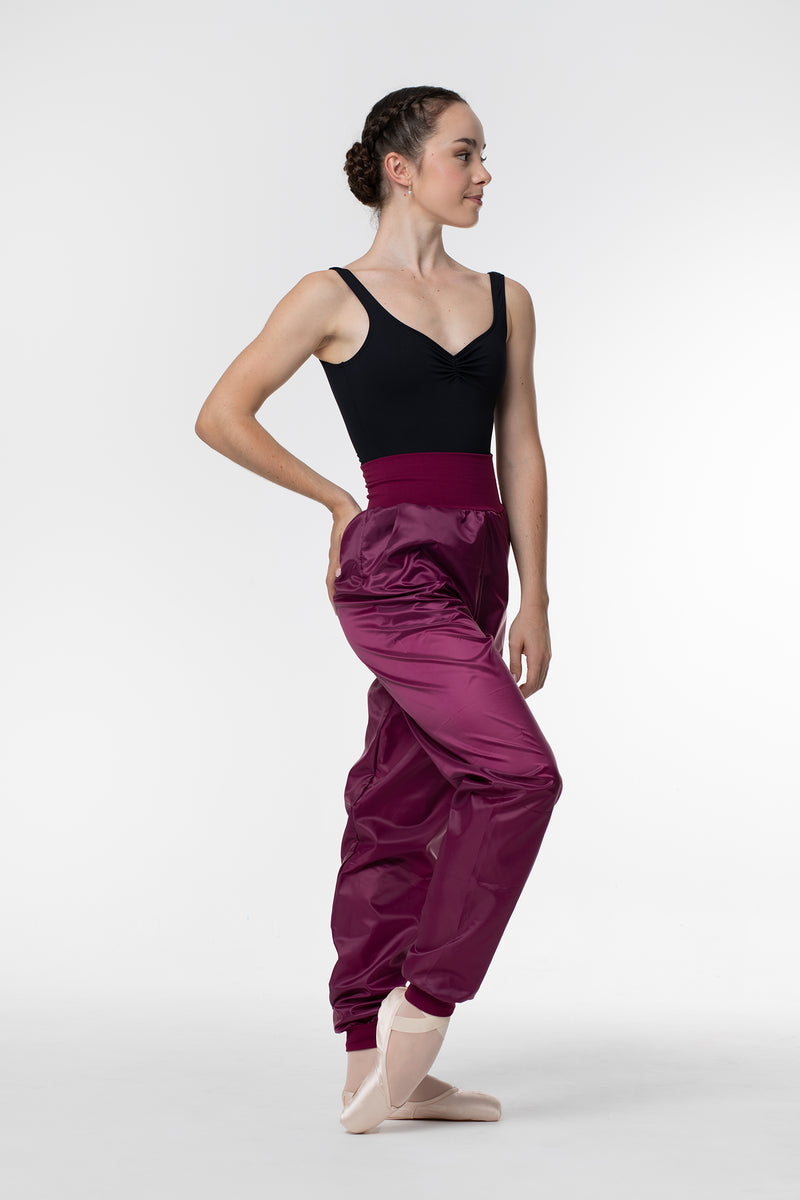 Laad het plaatje in de Viewer, 5297 Sweatpant met Brede Band Bordeaux (Granata)