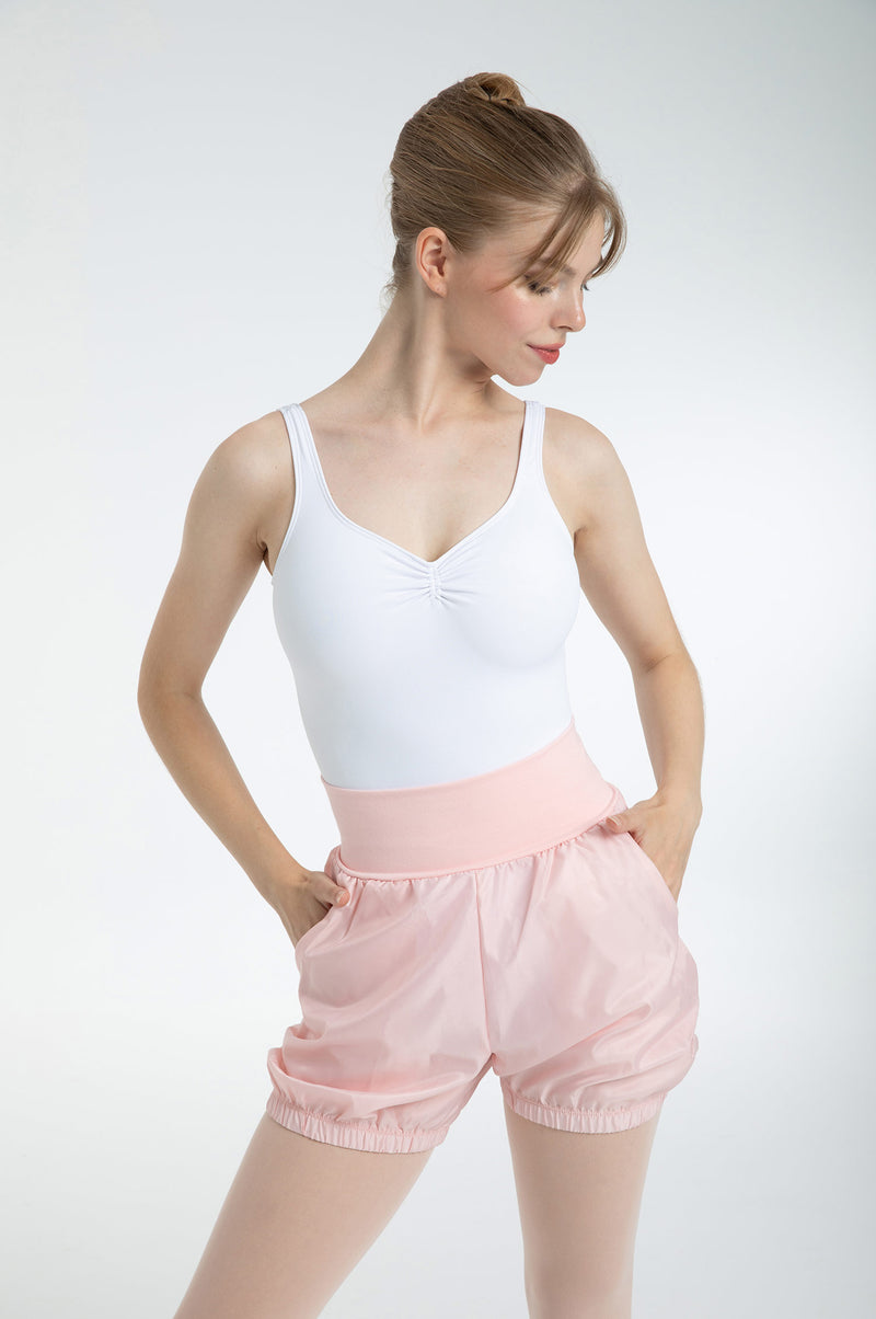 Laad het plaatje in de Viewer, 5298 Korte Sweatpant met Brede Band Roze (Rosa Palo)