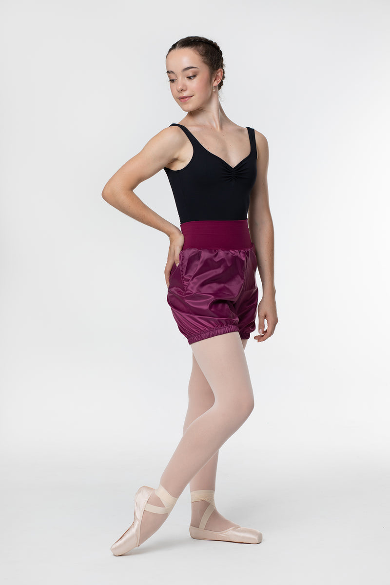 Laad het plaatje in de Viewer, 5298 Korte Sweatpant met Brede Band Bordeaux (Granata)