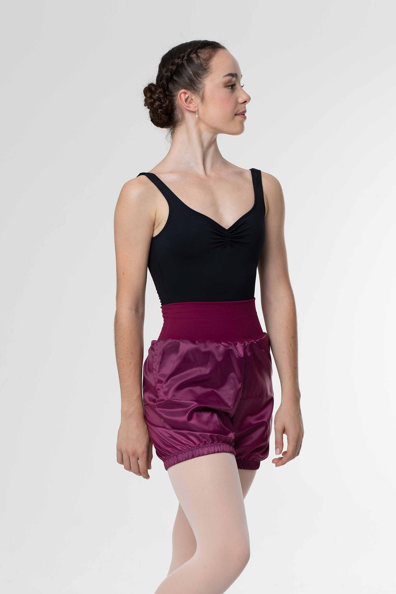 Laad het plaatje in de Viewer, 5298 Korte Sweatpant met Brede Band Bordeaux (Granata)