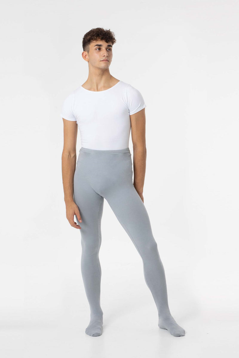 Laad het plaatje in de Viewer, 5338 Jongens/Heren Ballet Legging met voet Grijs