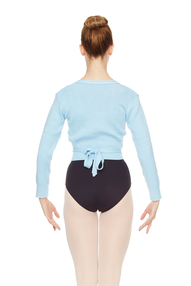Laad het plaatje in de Viewer, 6000 Ballet Wikkelvestje Licht Blauw (Celeste)