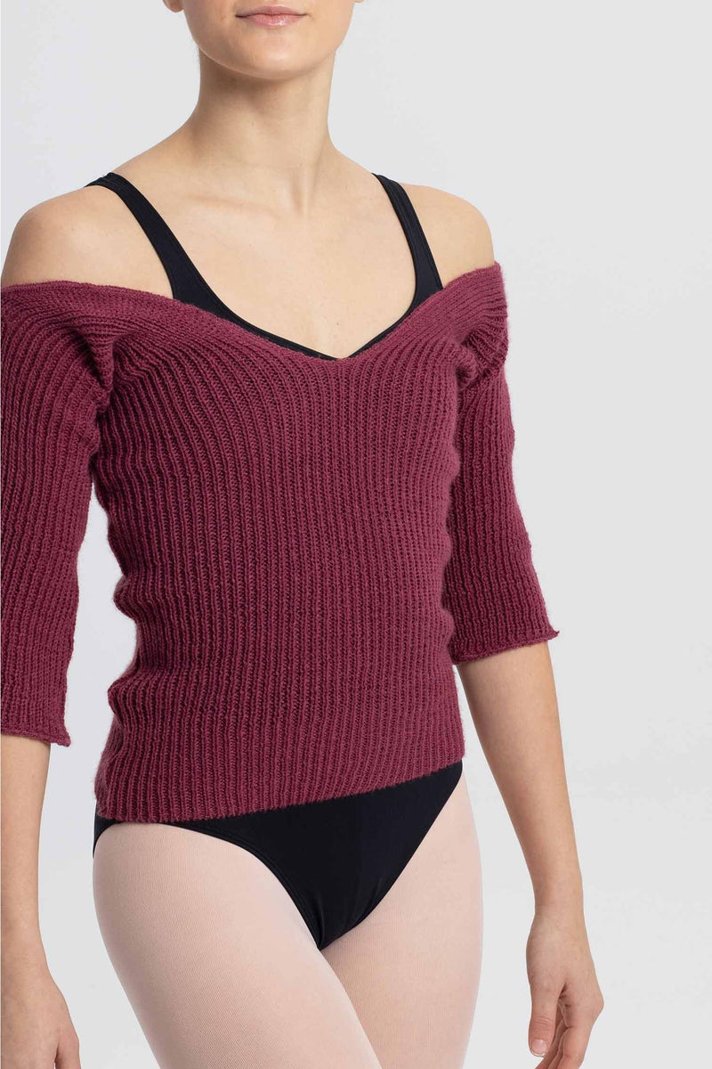 Laad het plaatje in de Viewer, 6070 Warming-Up Truitje Donker Oud Roze(Violet)