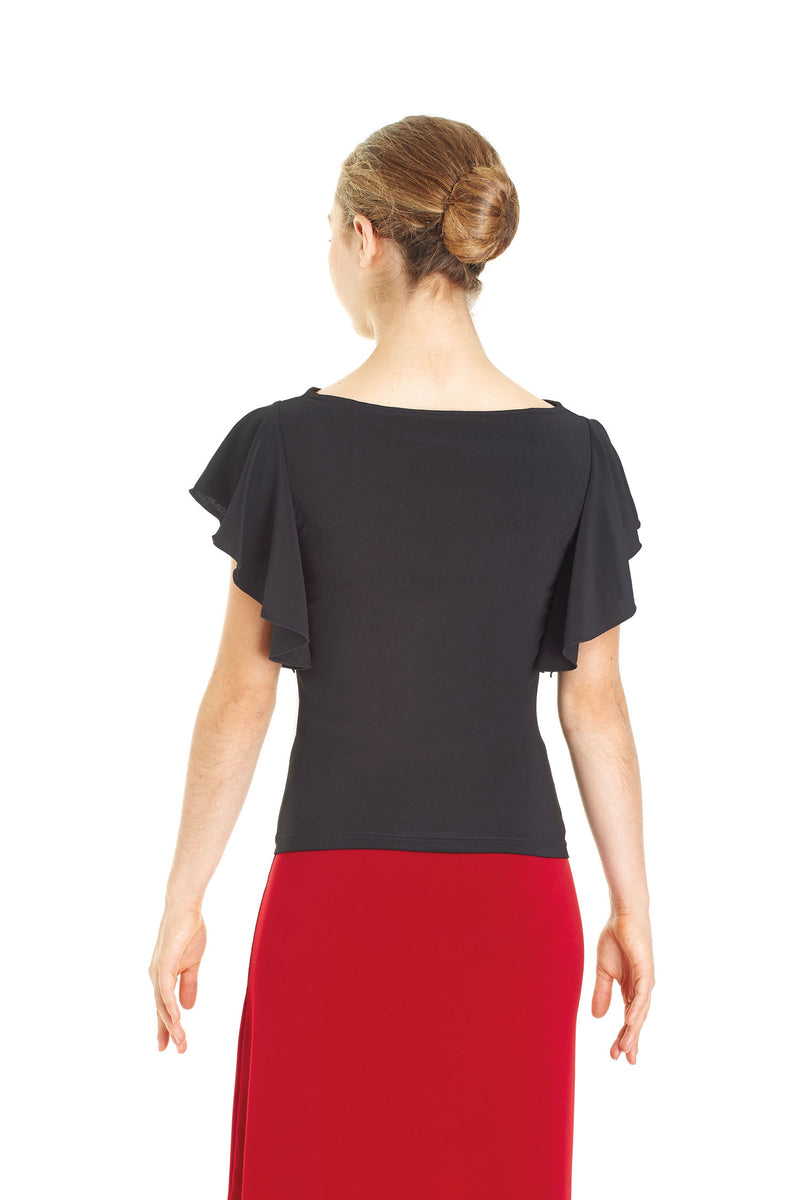 Laad het plaatje in de Viewer, 6236 Latin/Ballroom Top Zwart