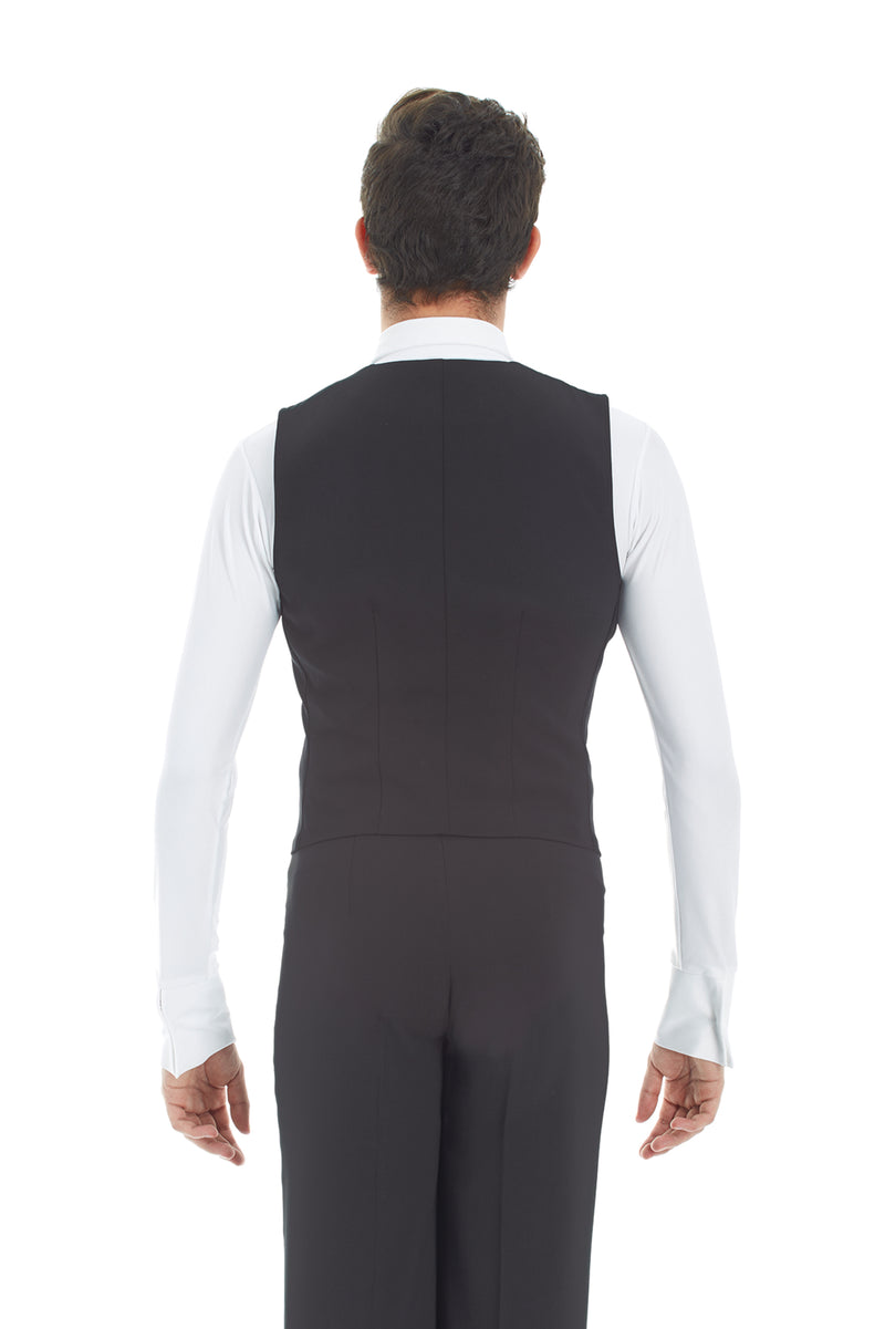 Laad het plaatje in de Viewer, 6286 Heren Latin/Ballroom Gilet/Vestje Zwart
