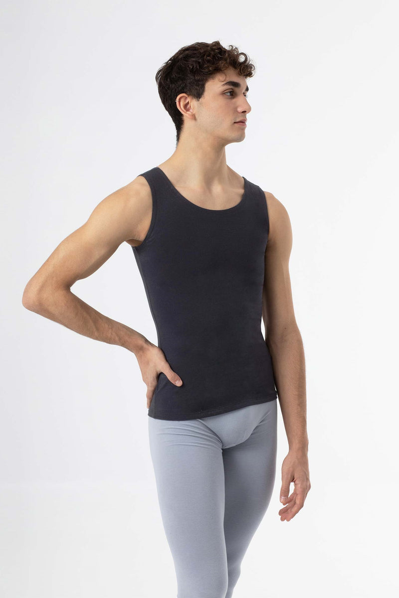 Laad het plaatje in de Viewer, 6607 Heren Tanktop Zwart