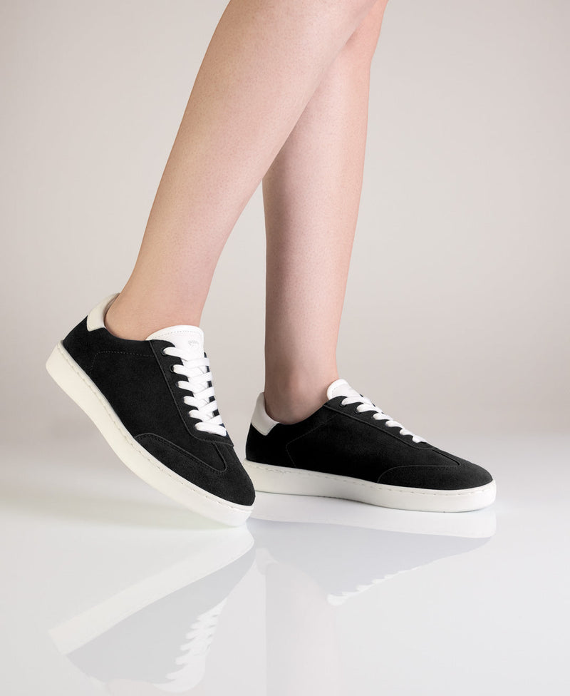 Laad het plaatje in de Viewer, Suny 7015 Sneaker Dames Nappa leer Zwart
