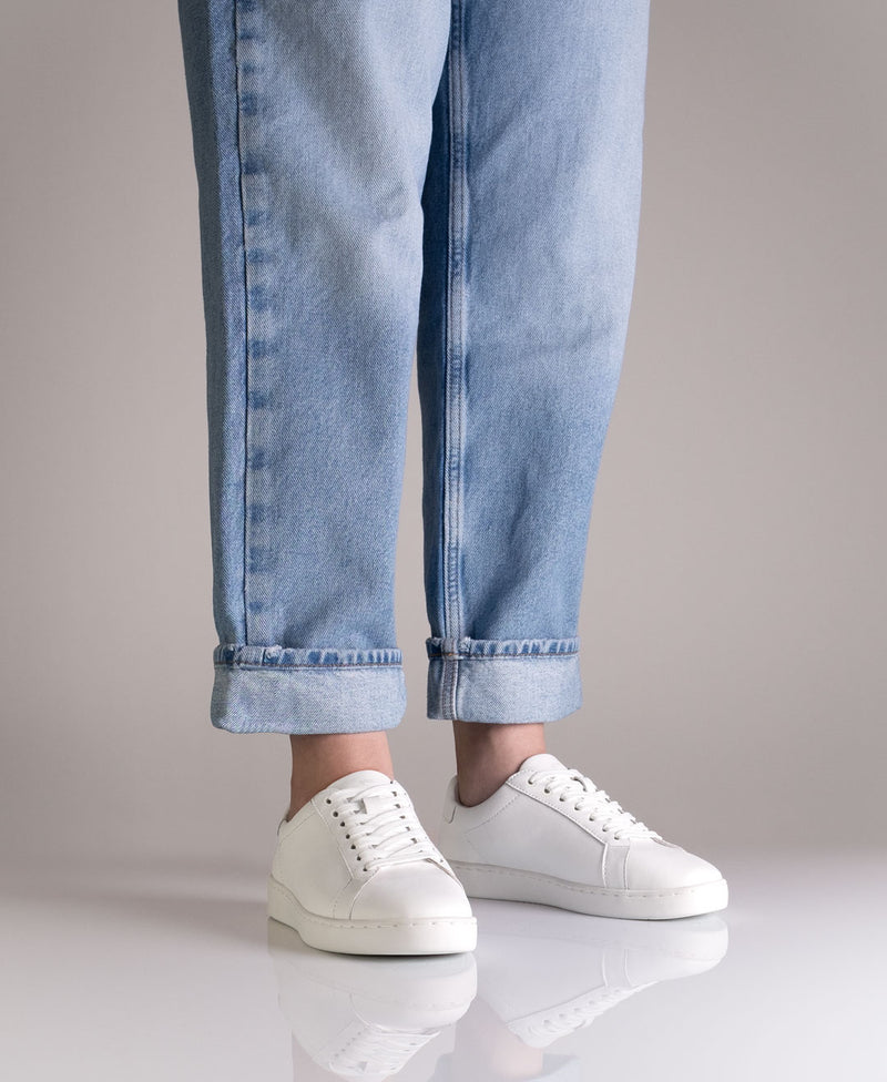 Laad het plaatje in de Viewer, Suny 7025 Sneaker Dames Nappa leer Wit