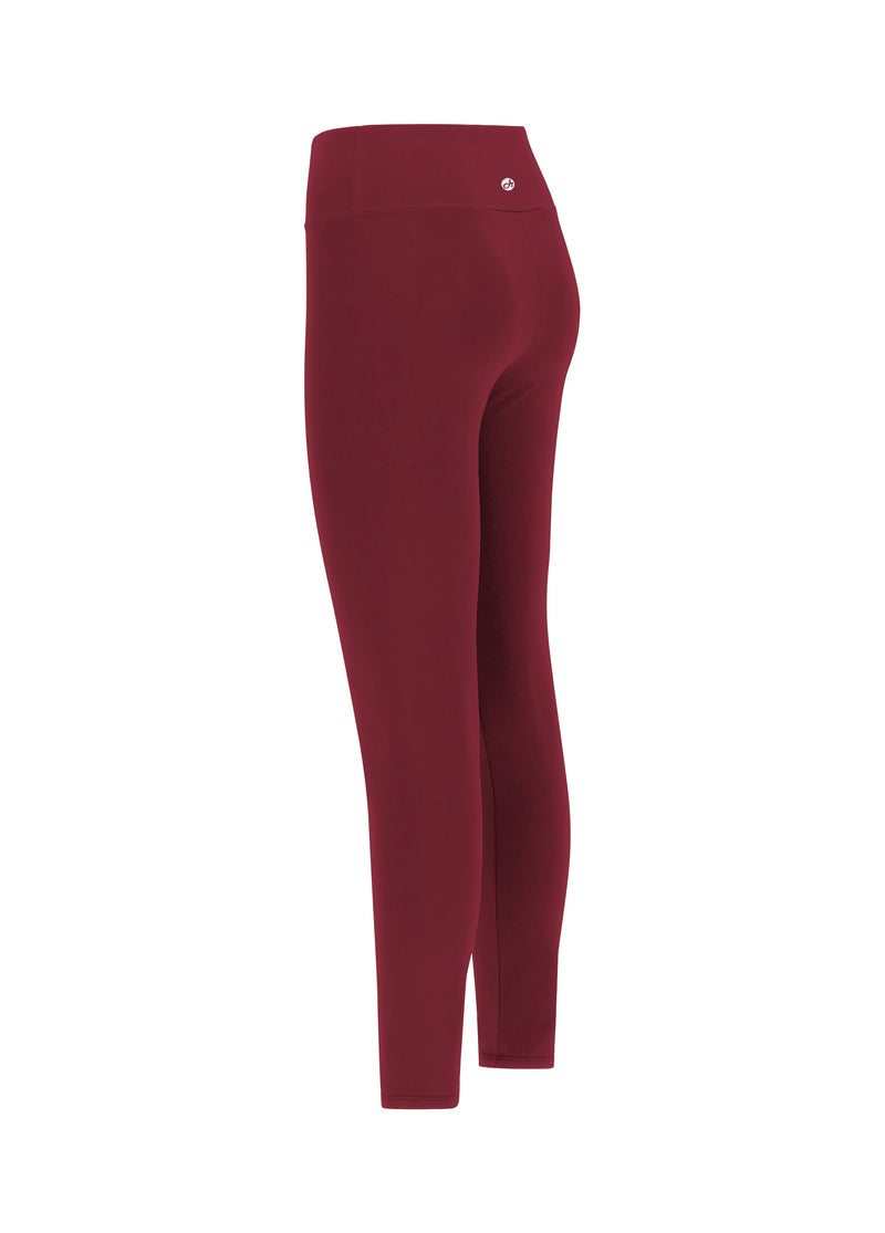 Laad het plaatje in de Viewer, A00155 Legging Hoge tailleband Rood