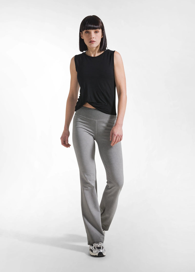 Laad het plaatje in de Viewer, D42042 Yoga Tank Top met knoop Zwart