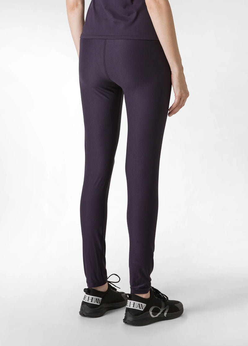 Laad het plaatje in de Viewer, D93016 Dans Yoga Legging Paars (Aubergine Viola)