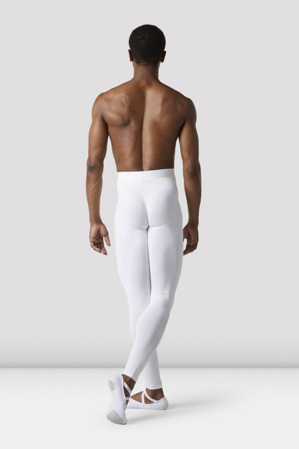 Laad het plaatje in de Viewer, MP002 Heren Legging Full Length Rehearsal Tights Wit