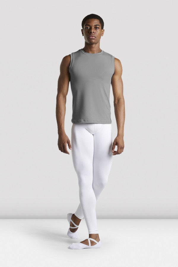 Laad het plaatje in de Viewer, MP002 Heren Legging Full Length Rehearsal Tights Wit