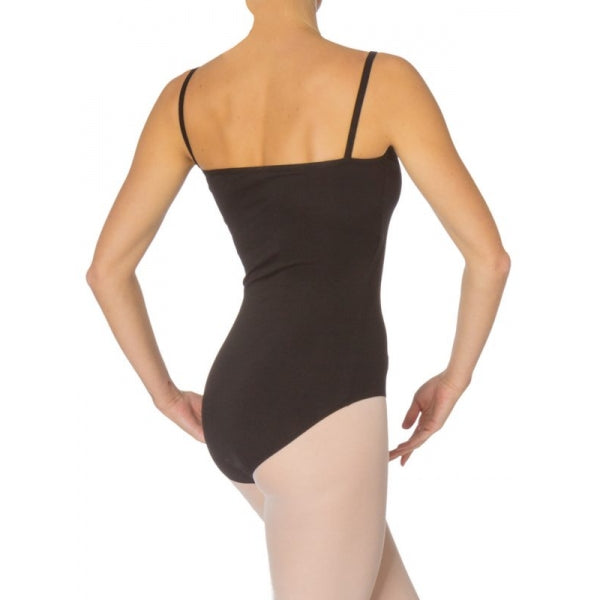 Laad het plaatje in de Viewer, PA4001 Balletpak Spaghettibandjes Katoen Zwart