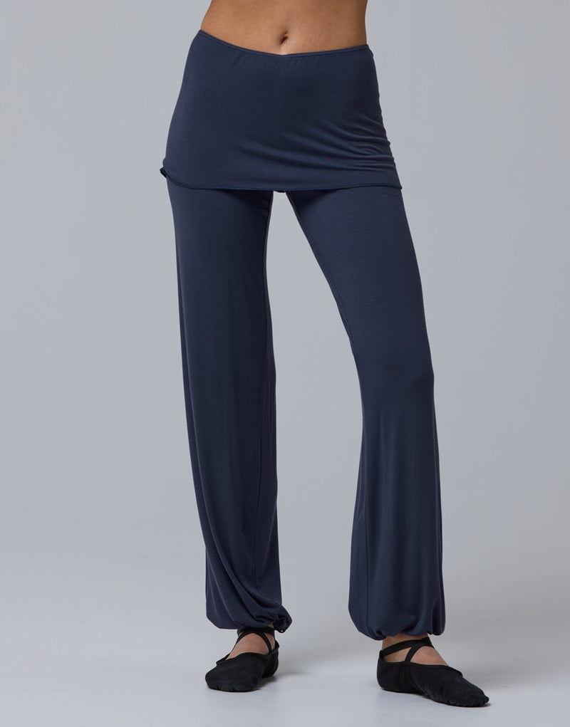 Laad het plaatje in de Viewer, Baby Yoga Dans Broek Lang Heupstuk Grijs Blauw (Nocturne)
