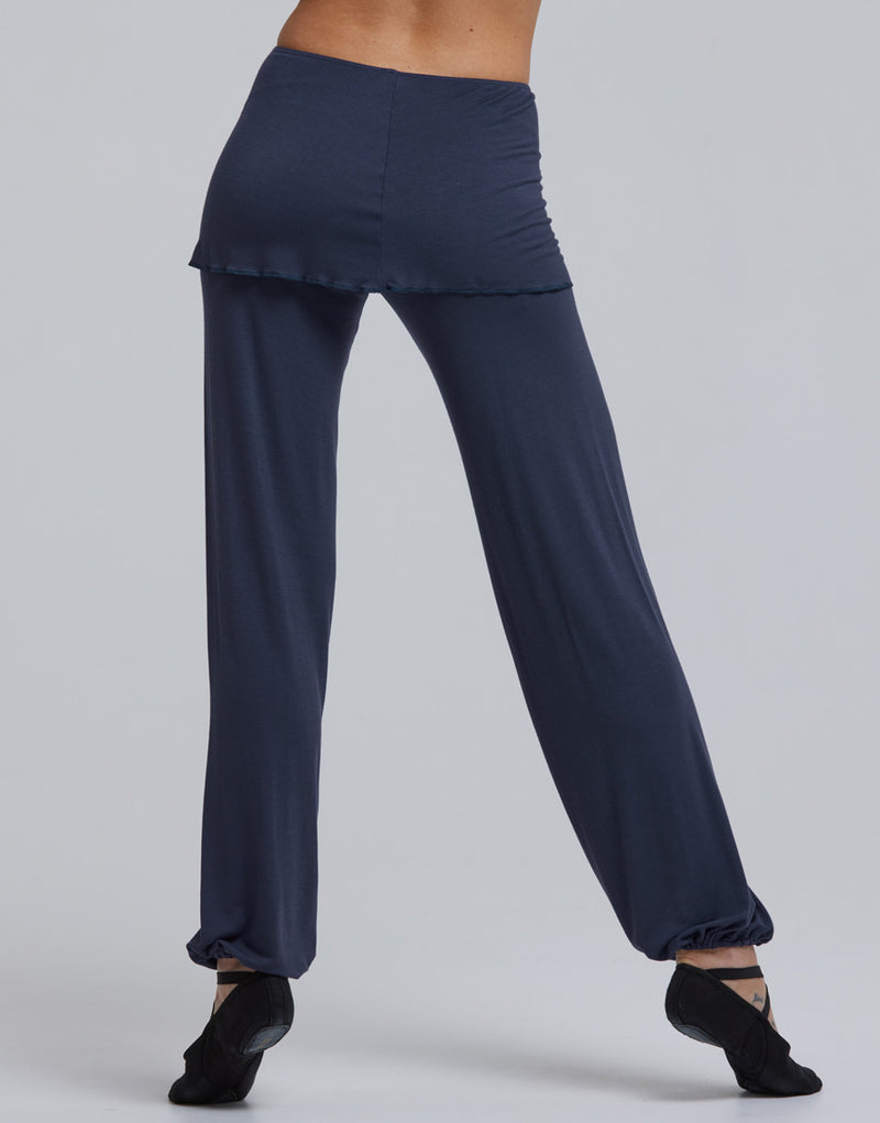 Laad het plaatje in de Viewer, Baby Yoga Dans Broek Lang Heupstuk Grijs Blauw (Nocturne)