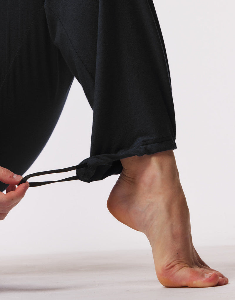 Laad het plaatje in de Viewer, Baby Yoga Dans Broek Lang Heupstuk Zwart