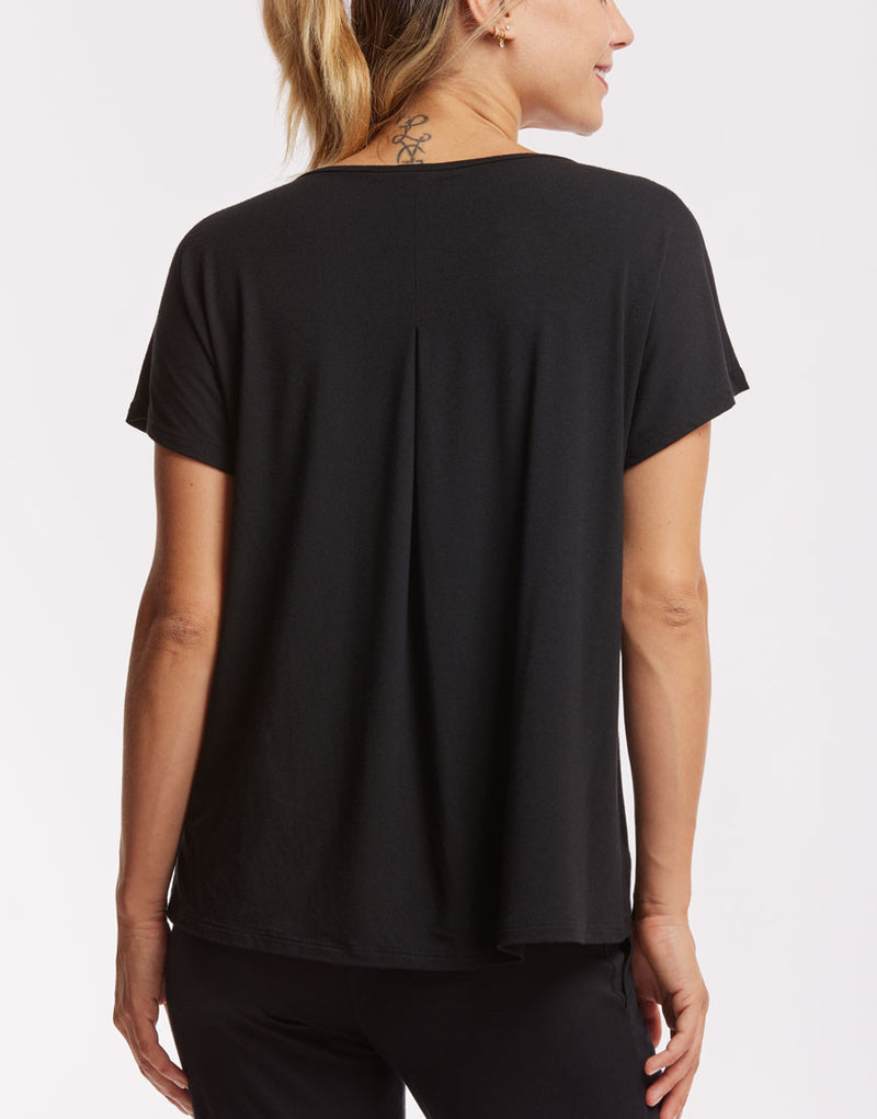 Laad het plaatje in de Viewer, Badine T-Shirt Korte mouw Zwart