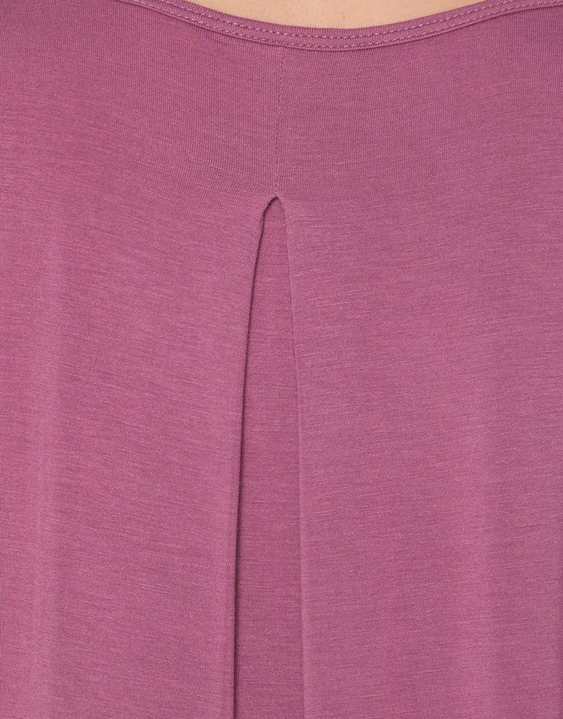 Laad het plaatje in de Viewer, Badine T-Shirt Korte mouw Paars (Mauve)
