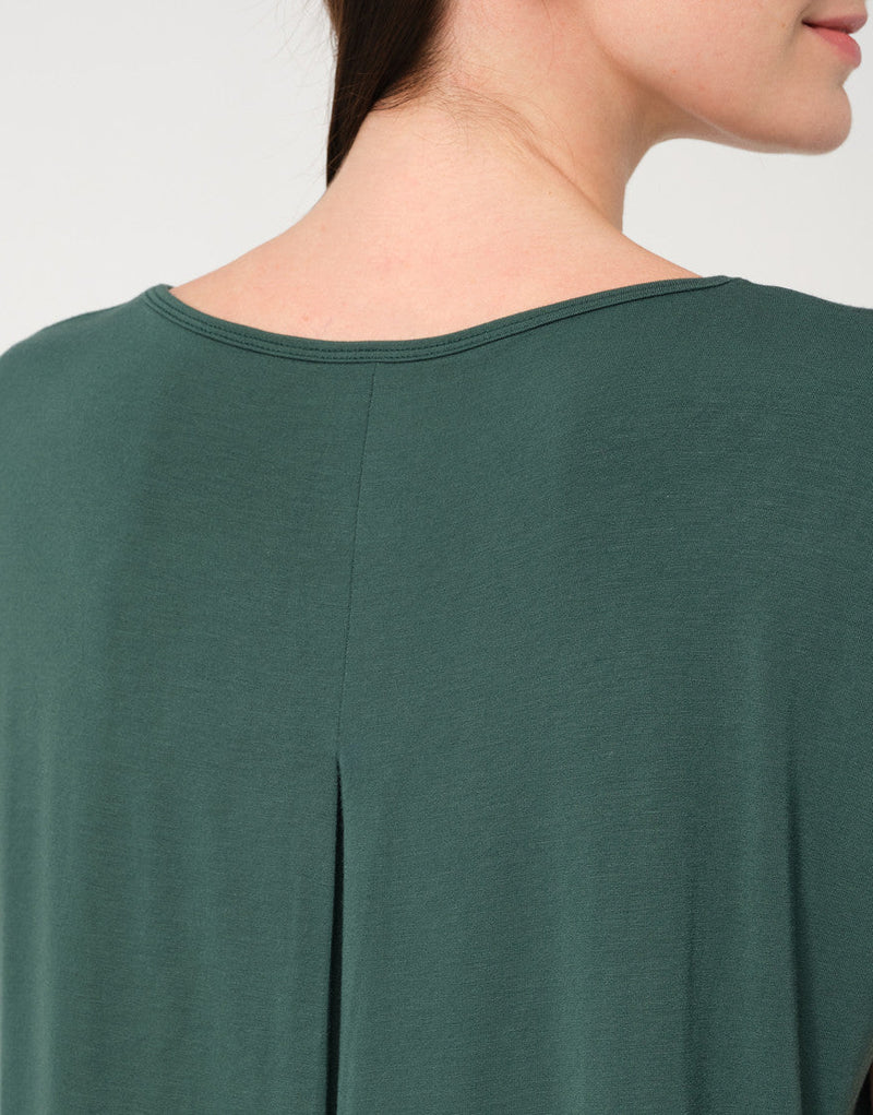 Laad het plaatje in de Viewer, Badine T-Shirt Korte Mouw Groen (Eden)