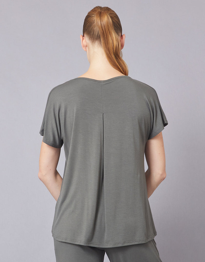 Laad het plaatje in de Viewer, Badine T-Shirt Korte Mouw Olijf Groen (Tundra)