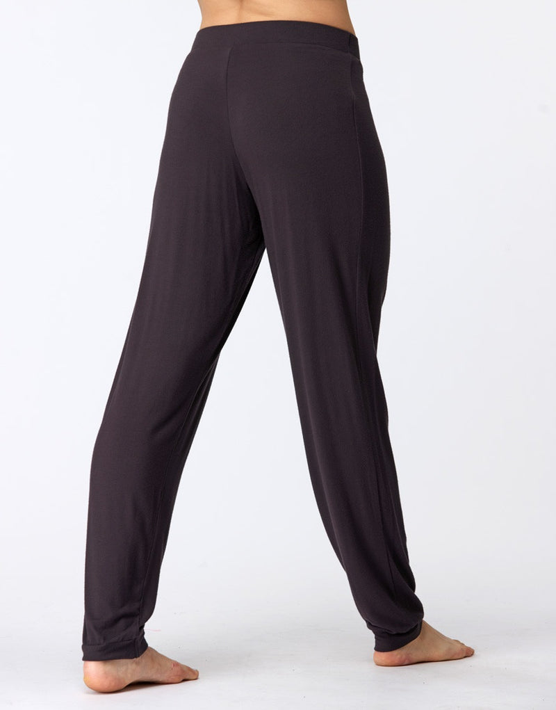 Laad het plaatje in de Viewer, Balboa Yoga Dansbroek Bandplooi Grijs Paars (Carbon)