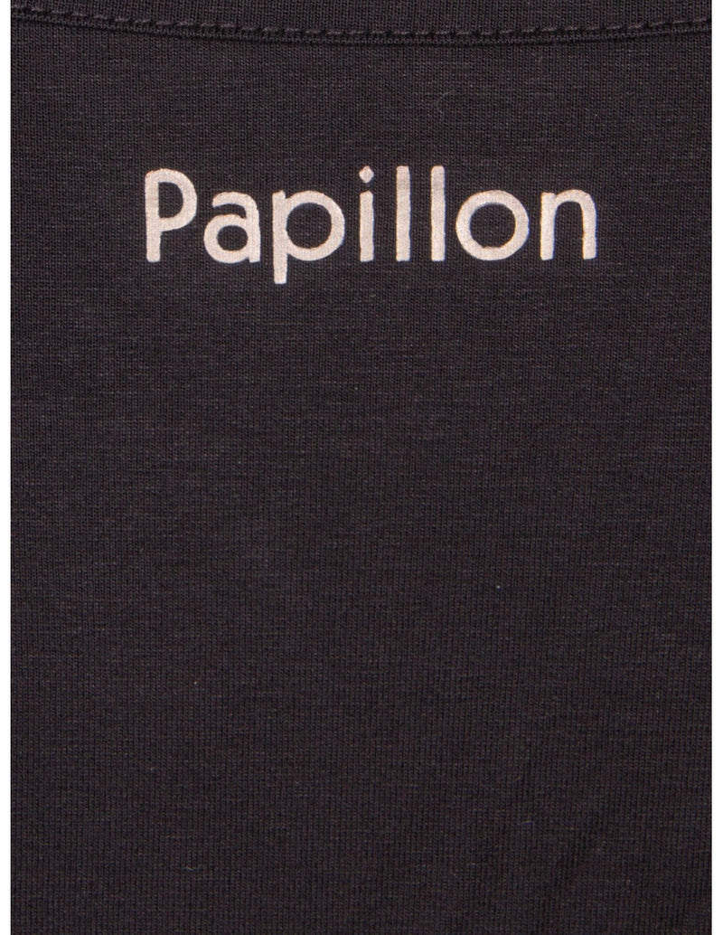 Laad het plaatje in de Viewer, BPA2007 Wijd los T-shirt Viscose Zwart