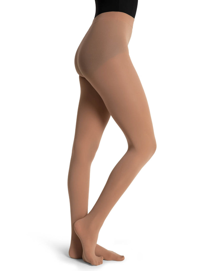 Laad het plaatje in de Viewer, 1915 Ultra Soft Balletpanty met Voet Bruin (LSN)