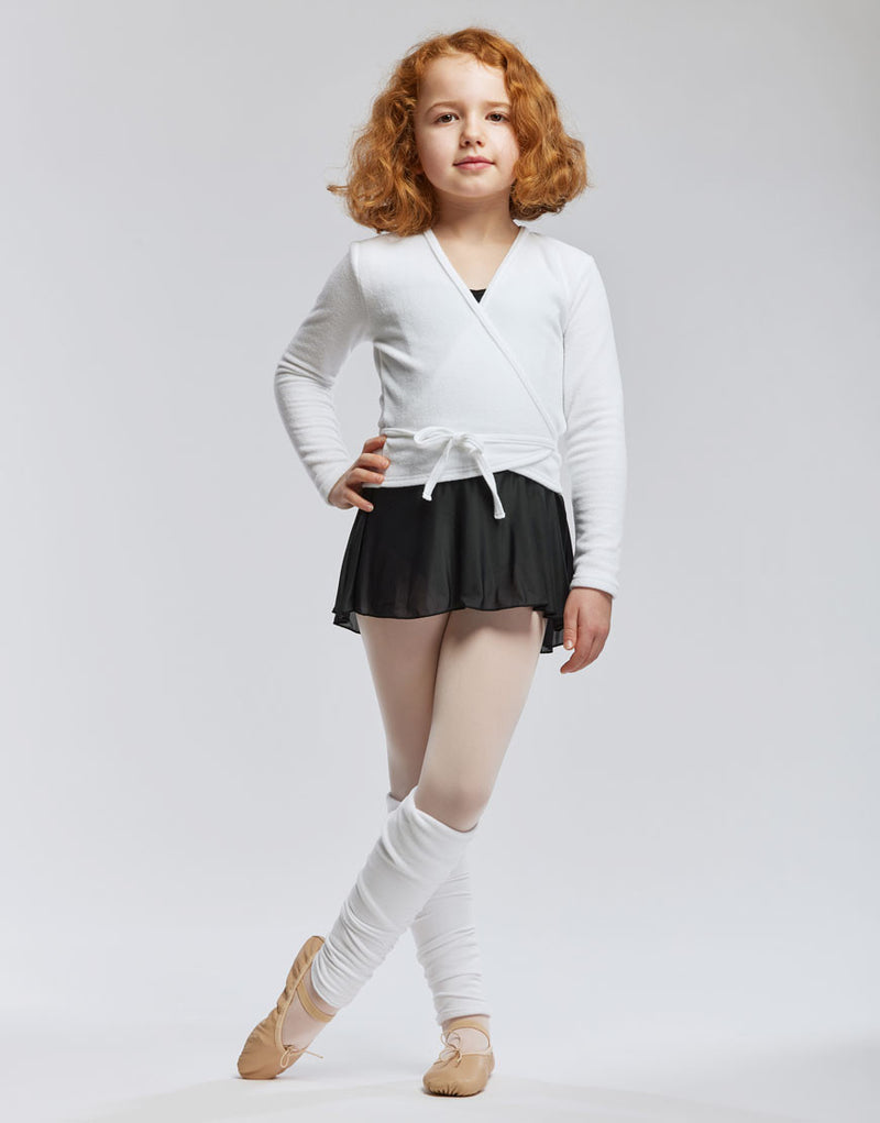 Laad het plaatje in de Viewer, Darling Jr. Fleece Wikkel Vest Wit